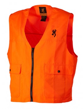 GILET DE SECURITE TRACKER ONE ORANGE FLUO BROWNING