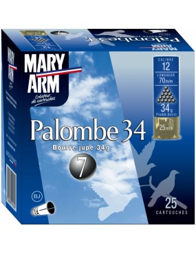 CARTOUCHES MARY ARM PALOMBE CAL12 PB N°4-5-6-7 34G BJ