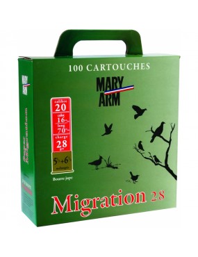 CARTOUCHES MARY ARM PACK MIGRATION CAL20 PB N°5,5+6,5 28G BJ