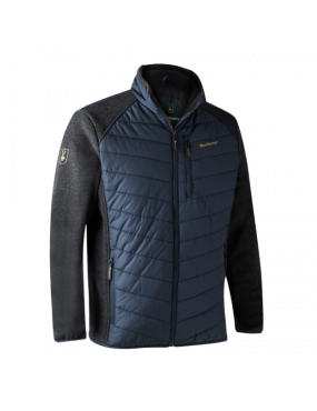 VESTE DOUDOUNE MOOR DEERHUTER AVEC TRICOT DARK BLUE