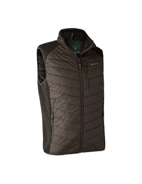 GILET DOUDOUNE MOOR DEERHUNTER AVEC TRICOT BROWN