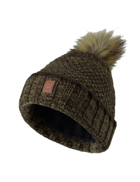 BONNET TRICOT POMPOM FEMME DEERHUNTER