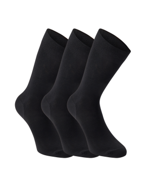 CHAUSSETTES BAMBOU LOTS DE 3 PAIRES NOIRES DEERHUNTER