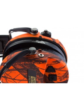 CASQUE DE PROTECTION AUDITIF SORDIN AMPLIFIE MSA SUPREME PRO X LED CAMO ORANGE