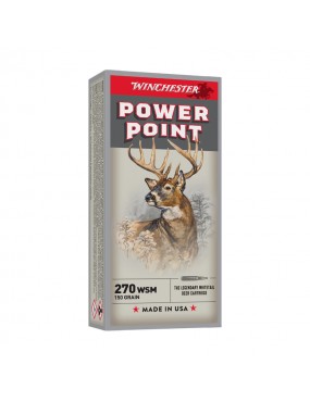 BALLES WINCHESTER POWER POINT CAL270 WSM 150 GRAINS