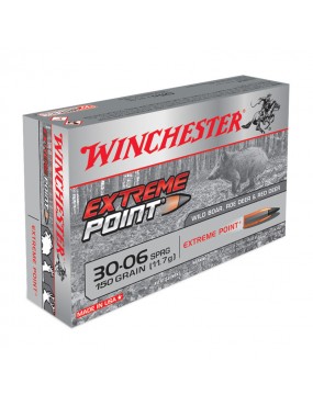 BALLES WINCHESTER WILD BOAR EXTREME POINT CAL30-06 SPRG 150 GRAINS