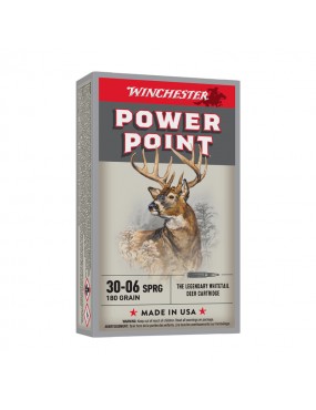 BALLES WINCHESTER POWER POINT CAL30-06 SPRG 180 GRAINS