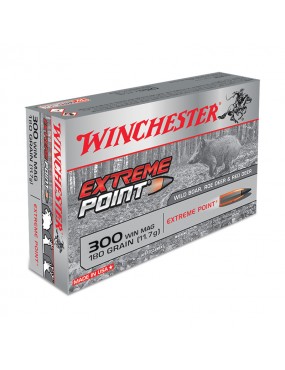 BALLES WINCHESTER WILD BOAR EXTREME POINT CAL300 WM 180 GRAINS