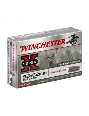 BALLES WINCHESTER POWER POINT CAL9.3X62 286 GRAINS