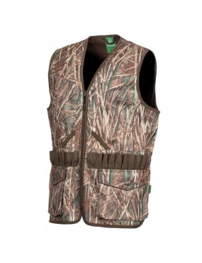 GILET TREELAND CAMOUFLAGE ROSEAUX