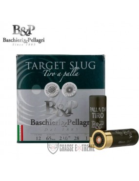 CARTOUCHES B&P TARGET SLUG CAL12/65 28G