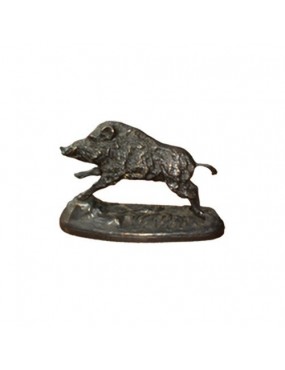 SANGLIER SAUTANT PETIT MODEL EN BRONZE