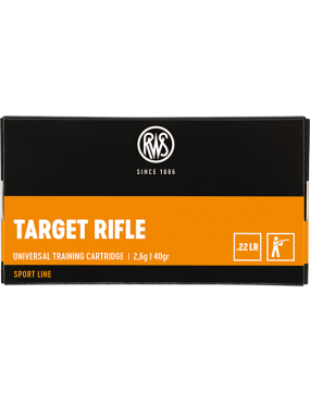 CARTOUCHES RWS TARGET RIFLE CAL22LR