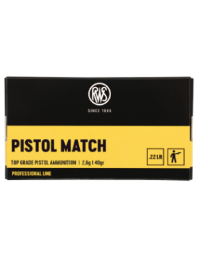 CARTOUCHES RWS PISTOL MATCH 22LR