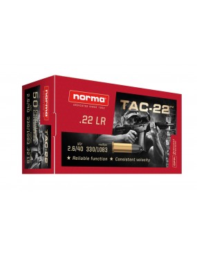 CARTOUCHES NORMA TAC 22LR