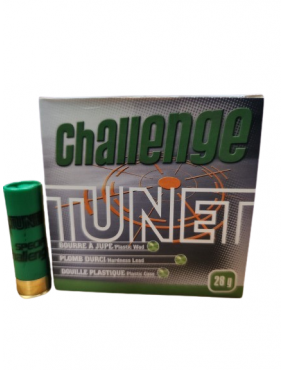 CARTOUCHES TUNET CHALLENGE CAL16 PB N°71/2 OU 9 BJ 28GR