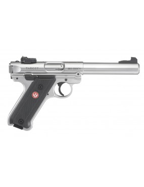 PISTOLET RUGER MARK IV 22LR 5 1/2" 10CPS INOX TARGET