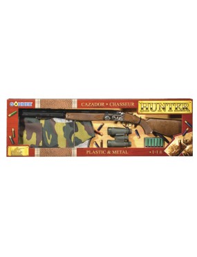 PACK FUSIL SUPERPOSE A AMORCES HUNTER GONHER POUR ENFANT